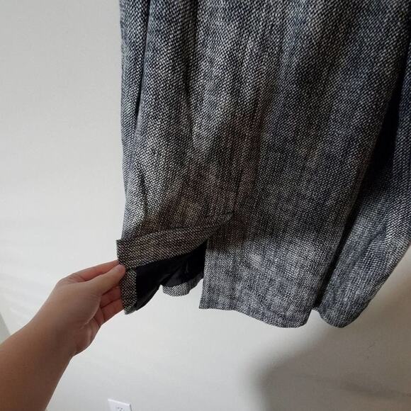 Talbots Tweed black white pencil skirt plus size 20W - Picture 6 of 9